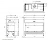 KOMINEK GAZOWY MatriX 1050/500 III Hybrid
